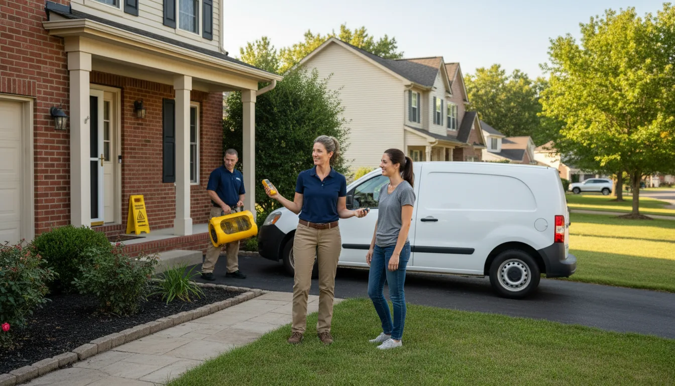 Water restoration image for Home Water Damage Repair in Maple Heights, OH